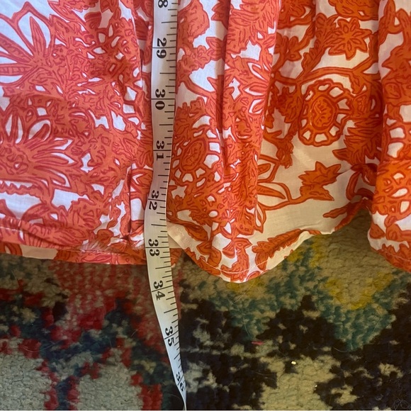 Premise Floral Orange Skirt size XL - Picture 4 of 6